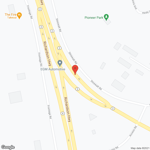 Map of the neighborhood around Donna's House of Care