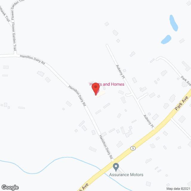 Map of the neighborhood around Fountain Lake