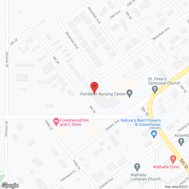 Map of the neighborhood around North Border Estates