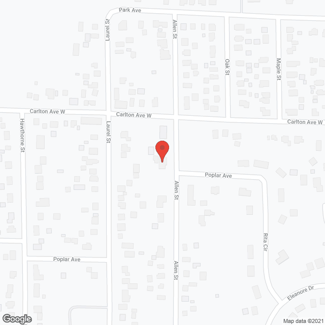 Map of the neighborhood around Hyva Home