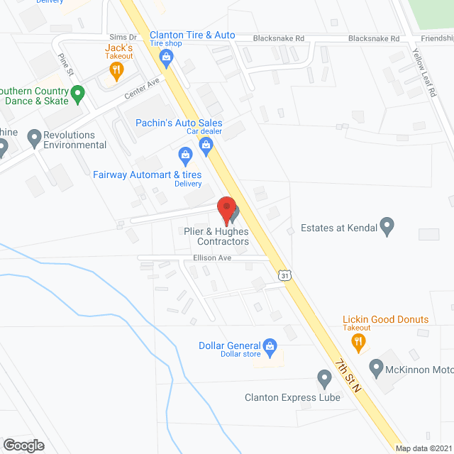 Map of the neighborhood around Mitzou Villa
