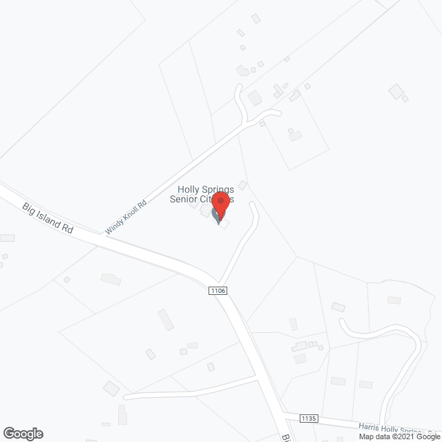 Map of the neighborhood around Holly Springs Senior Citizens Home