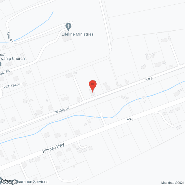Map of the neighborhood around Gregory's Rest Homes