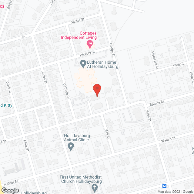 Map of the neighborhood around Lutheran Home At Hollidaysburg