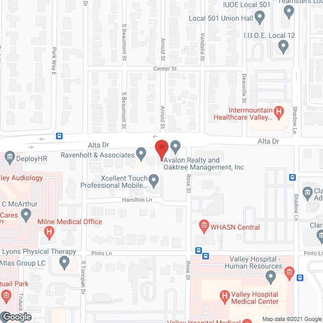 Map of the neighborhood around Alta Care Home