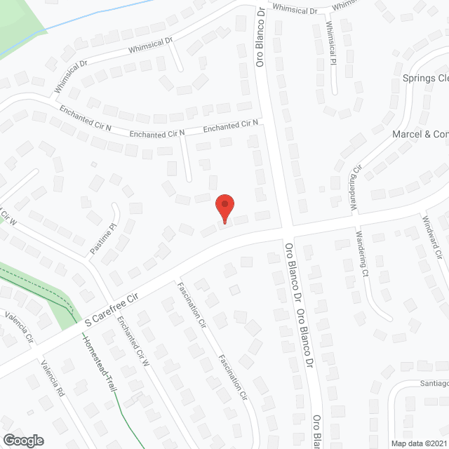 Map of the neighborhood around A Nurse's Touch