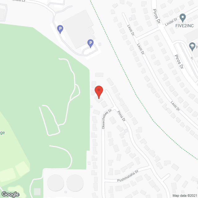 Map of the neighborhood around Ivy Cottage