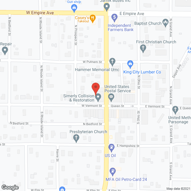 Map of the neighborhood around Wild Kat Estates LLC