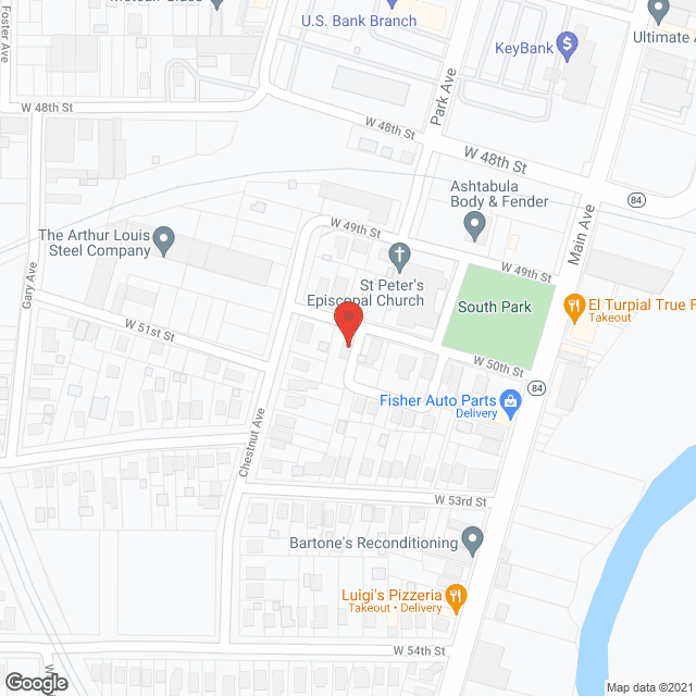 Map of the neighborhood around Share-A-Home