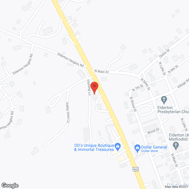 Map of the neighborhood around Family Pines Personal Care Hm