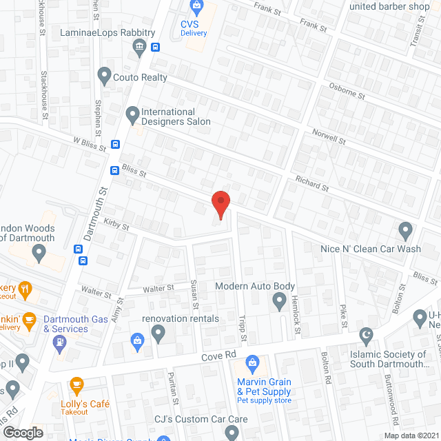 Map of the neighborhood around Lifestream Inc