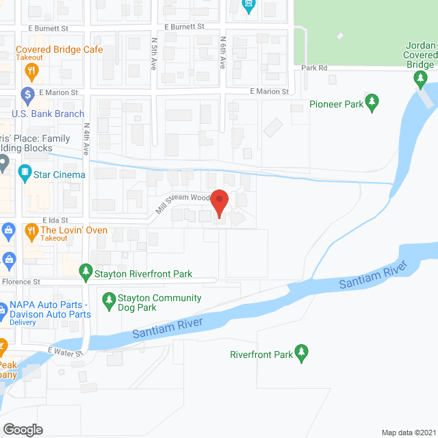 Map of the neighborhood around Mill Stream Guest Home