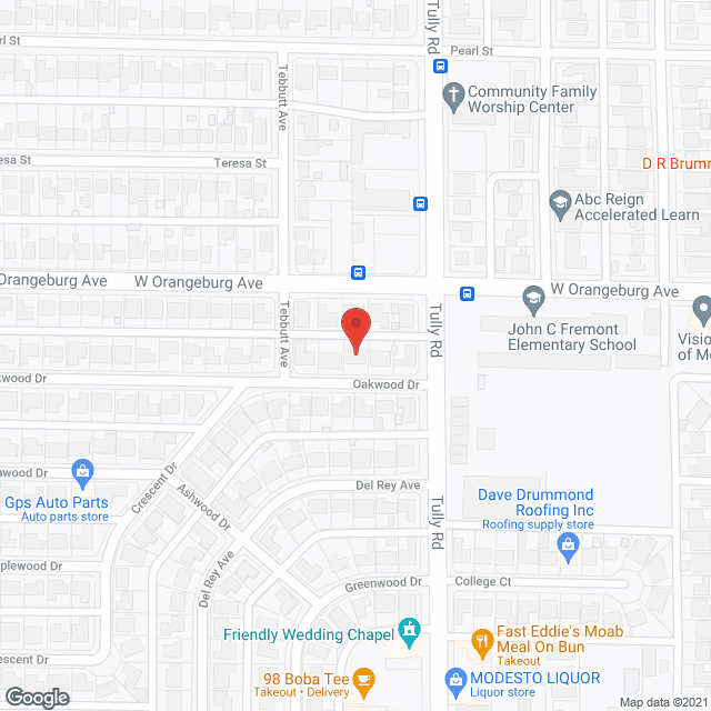 Map of the neighborhood around Anders Guest Home