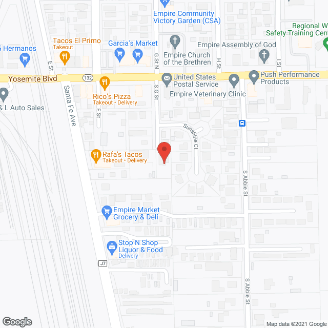 Map of the neighborhood around Georgia's Love and Care Home
