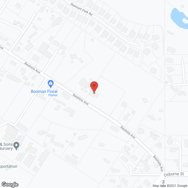 Map of the neighborhood around Chrystal Haven
