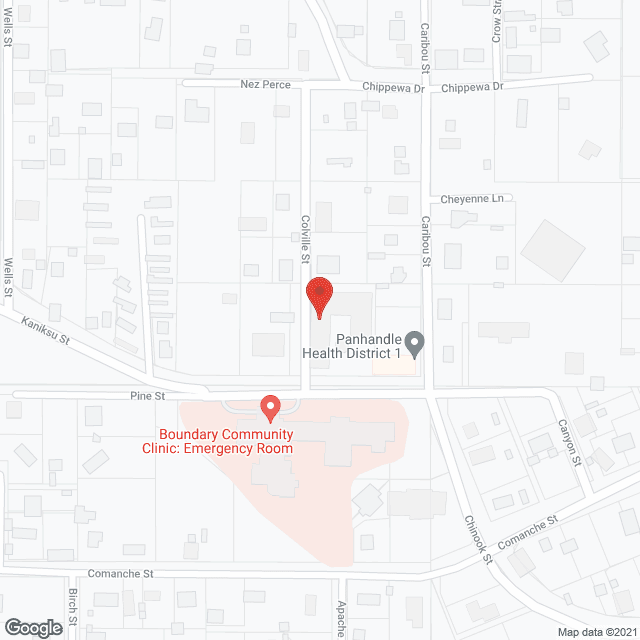 Map of the neighborhood around Community Restorium