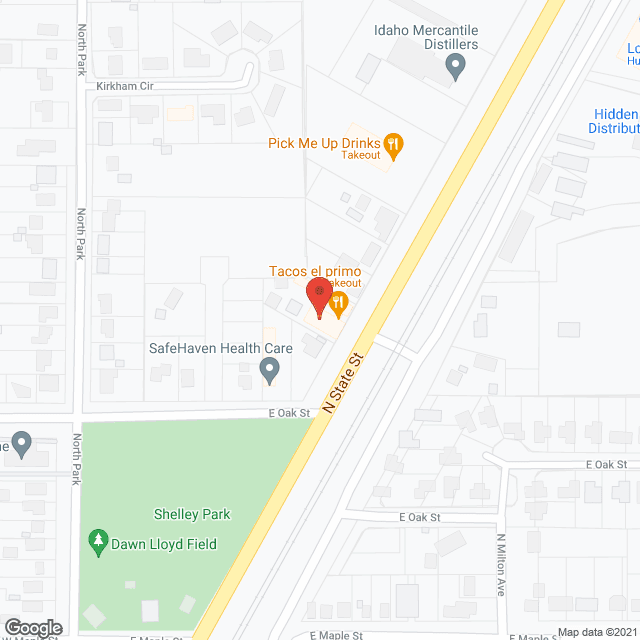 Map of the neighborhood around Riverside Estates