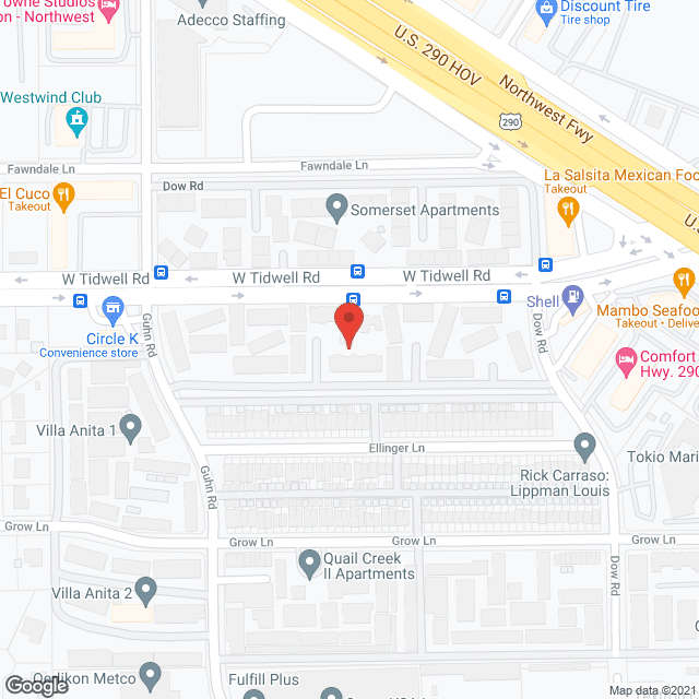 Map of the neighborhood around Greater Morning Star Church