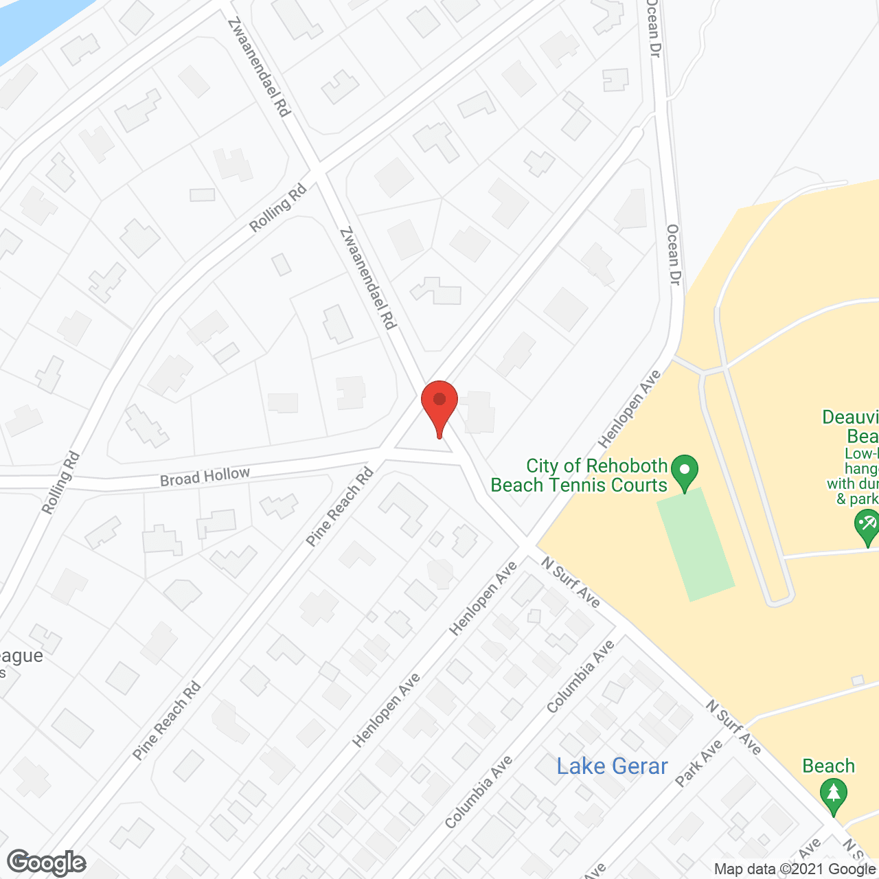 Map of the neighborhood around The Lodge at Truitt Homestead