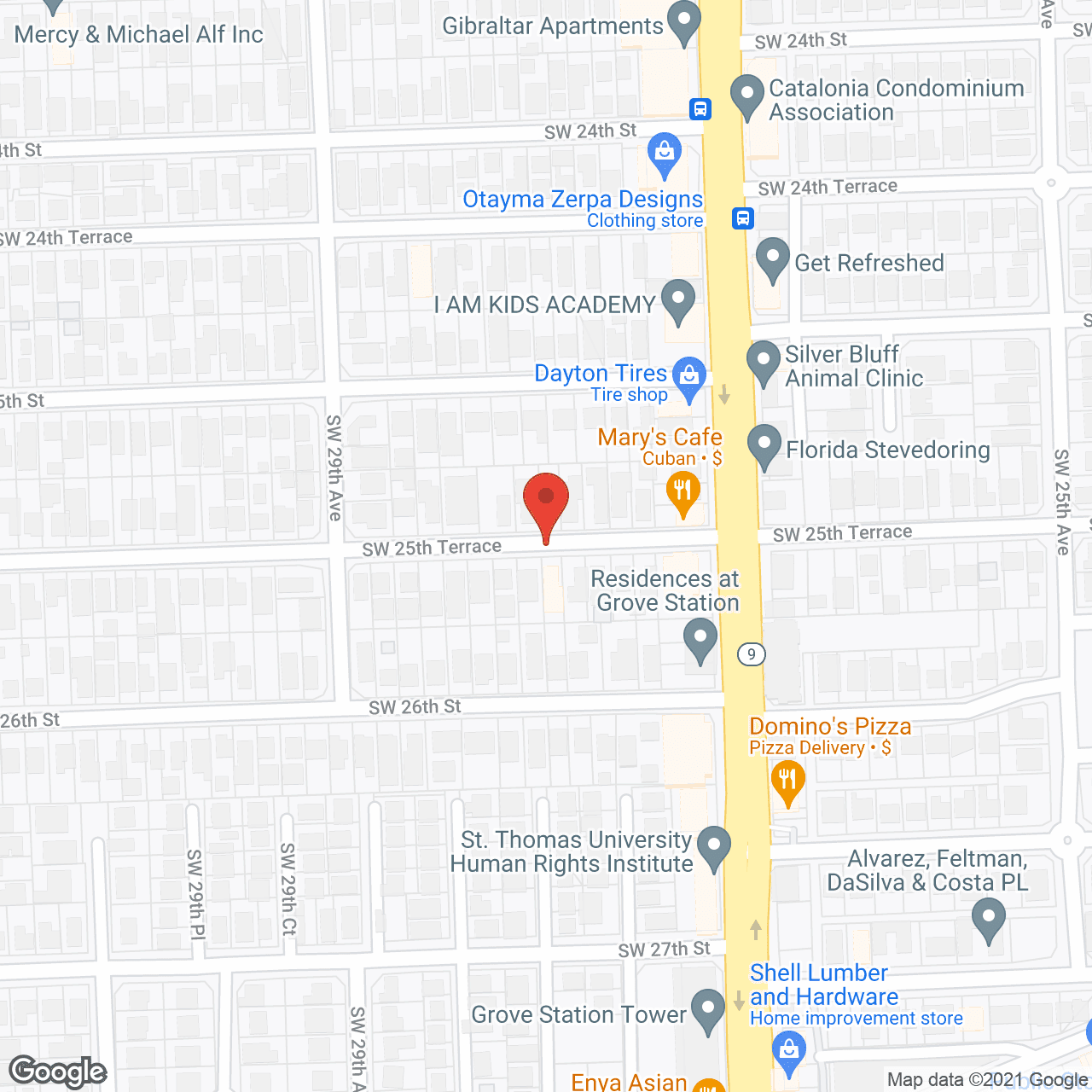Map of the neighborhood around Assisted Living Retirement Home III