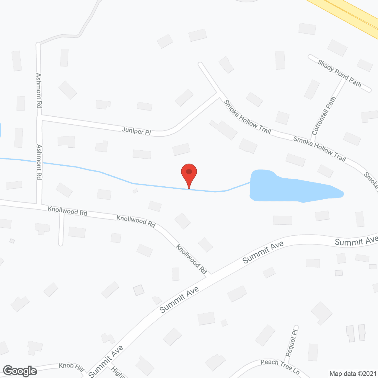 Map of the neighborhood around Sunrise of Franklin Lakes