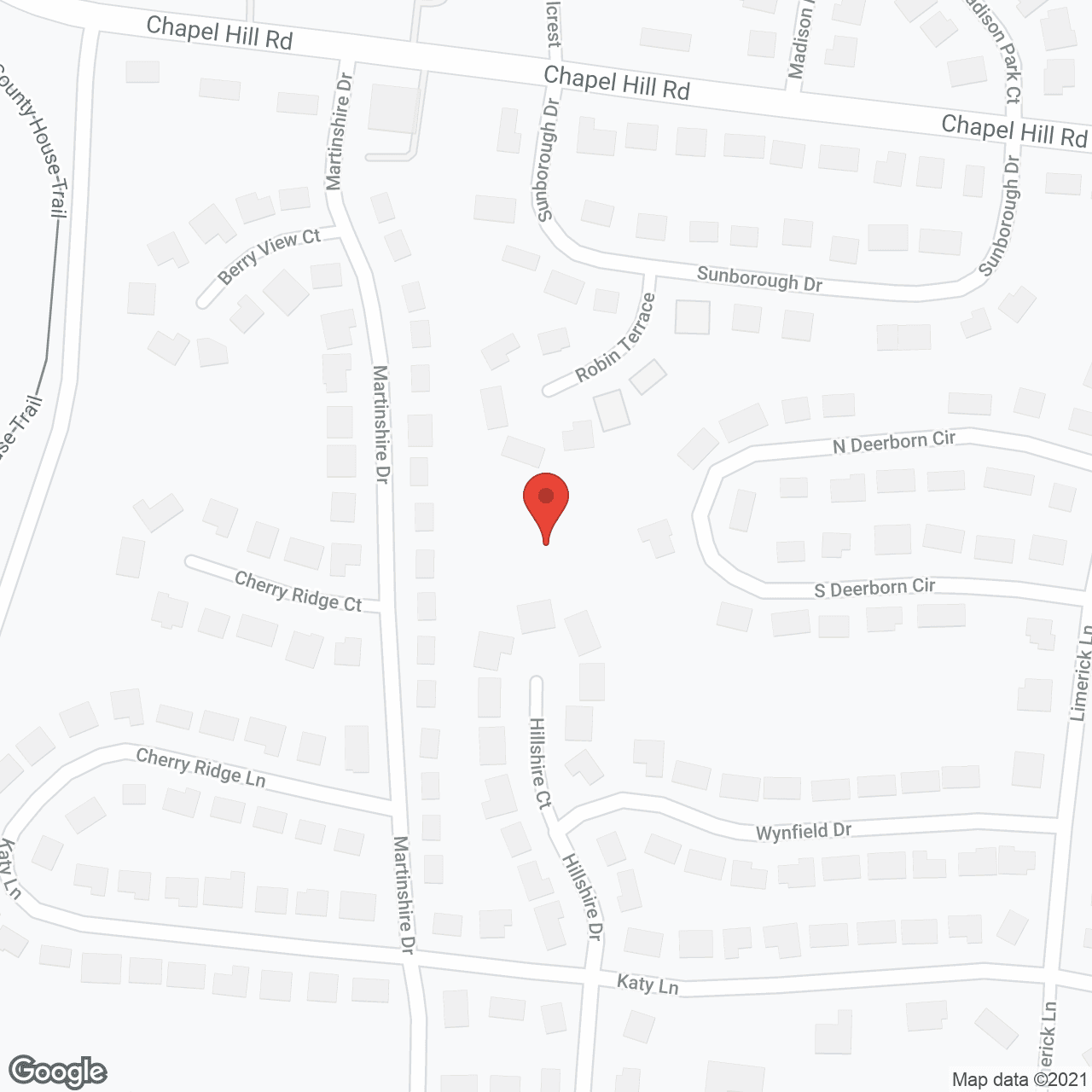 Map of the neighborhood around The Westbury Senior Living