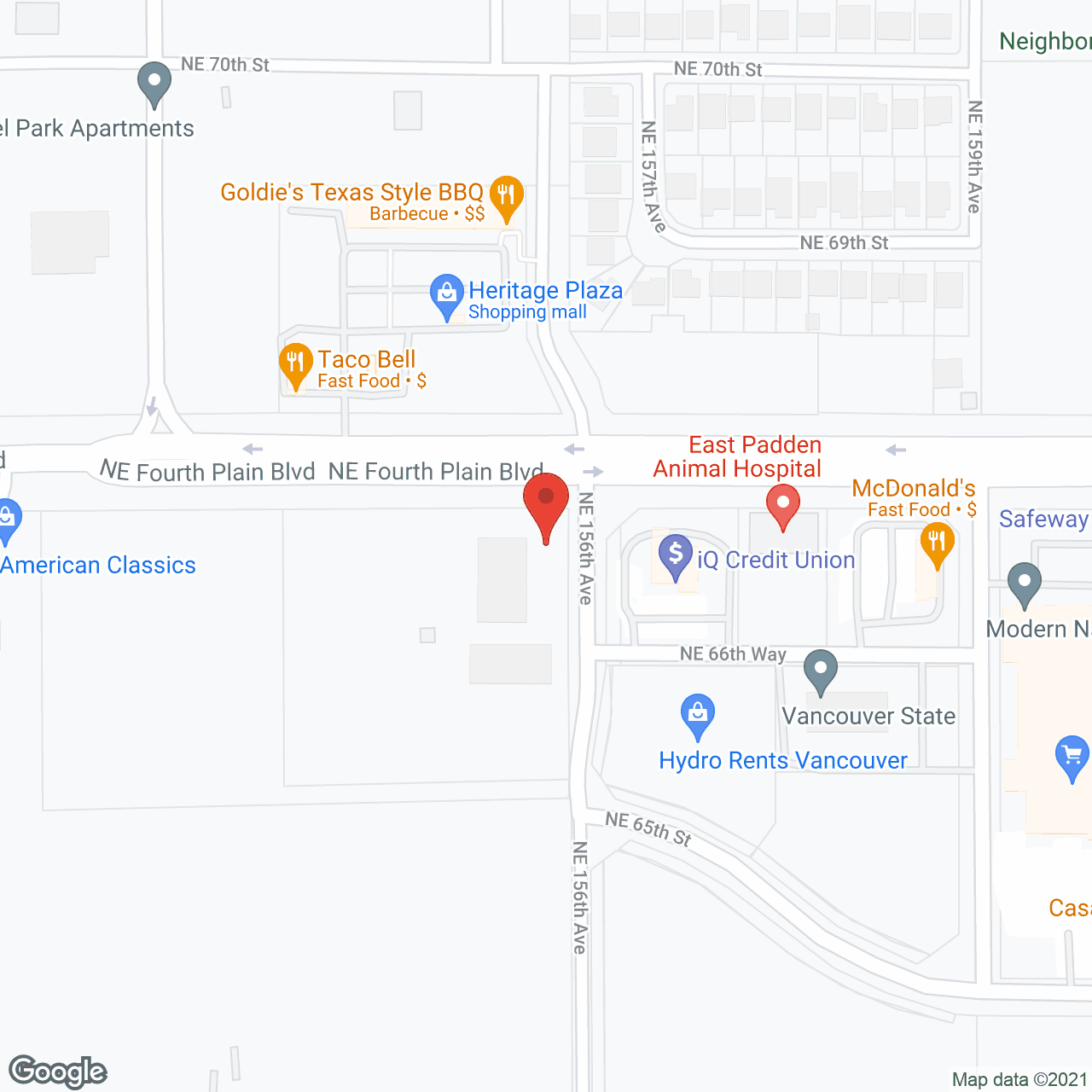 Map of the neighborhood around A Place for Mom Senior Care, LLC