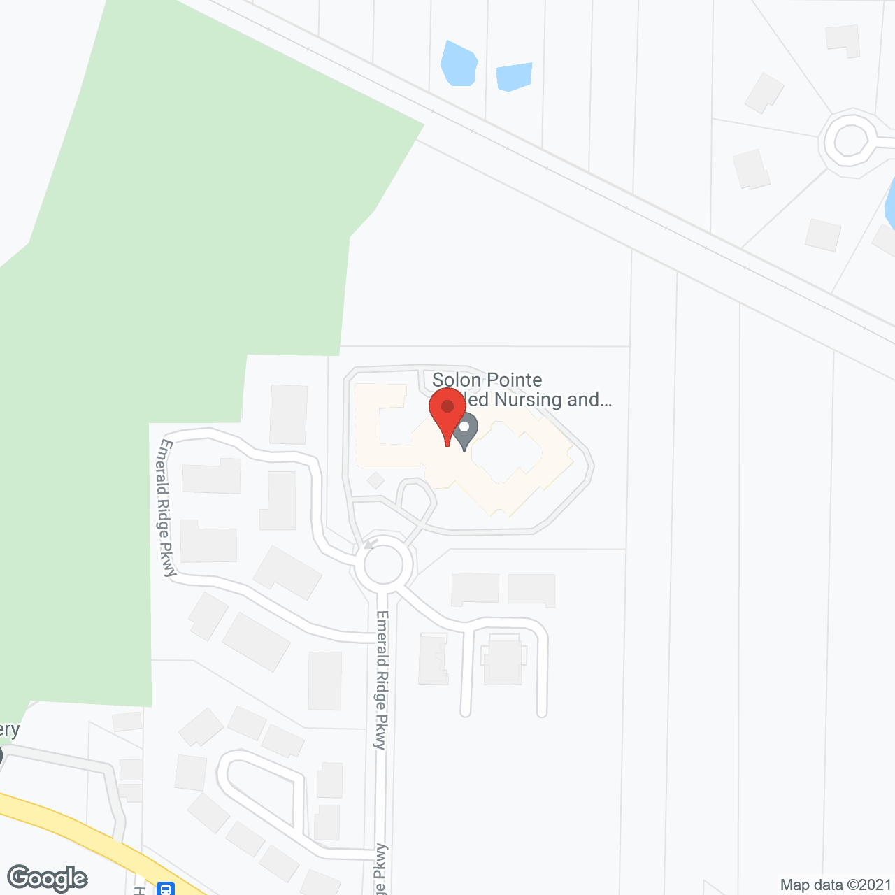 Map of the neighborhood around Solon Pointe