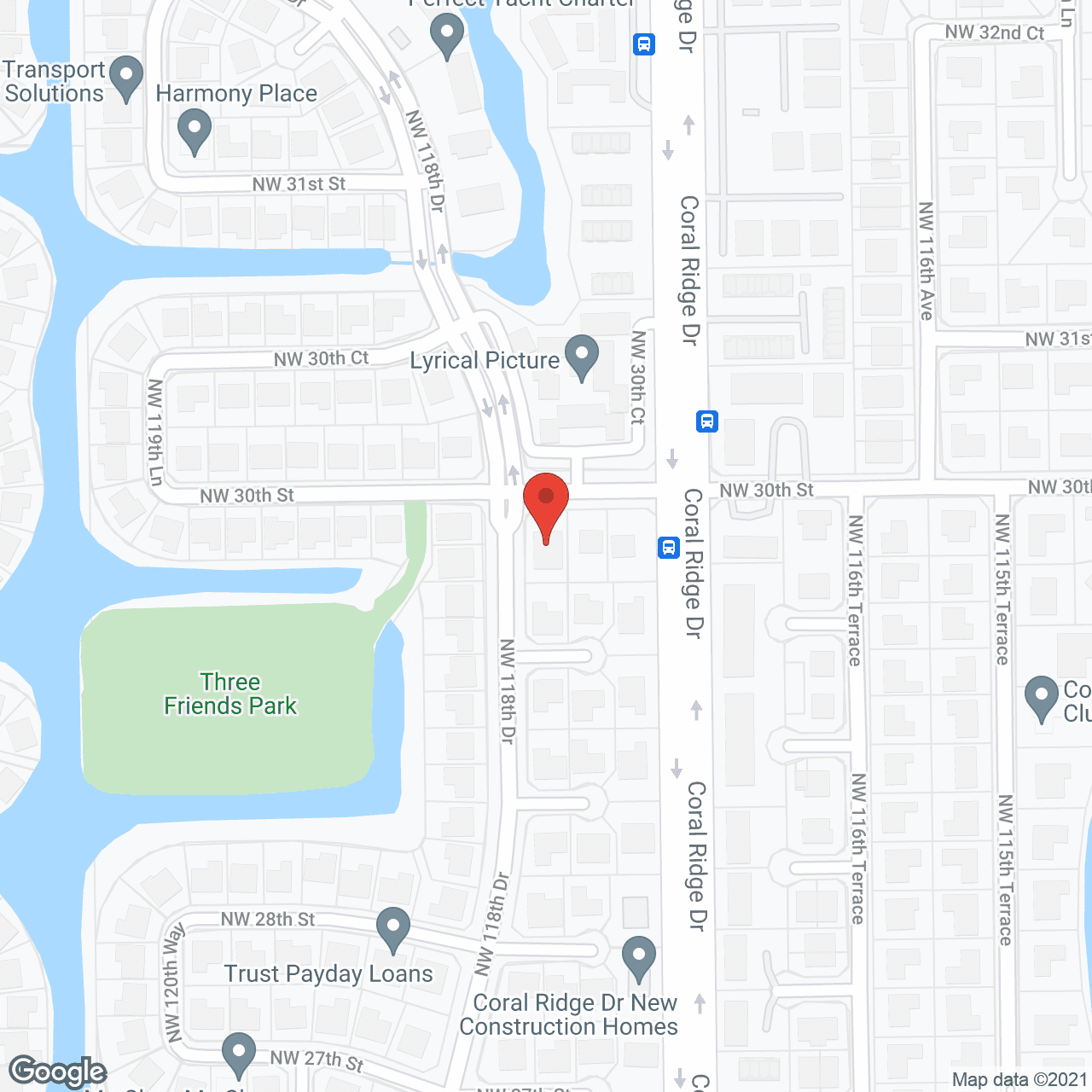 Map of the neighborhood around A and L Health Care I