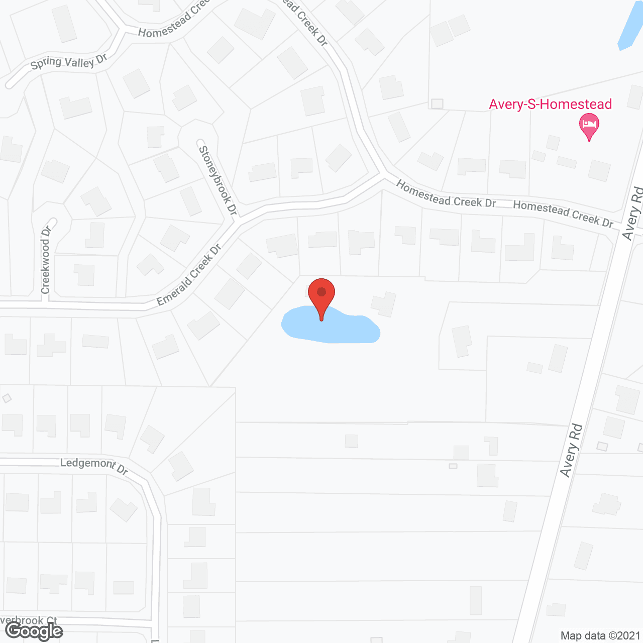 Map of the neighborhood around Danbury of Broadview Heights