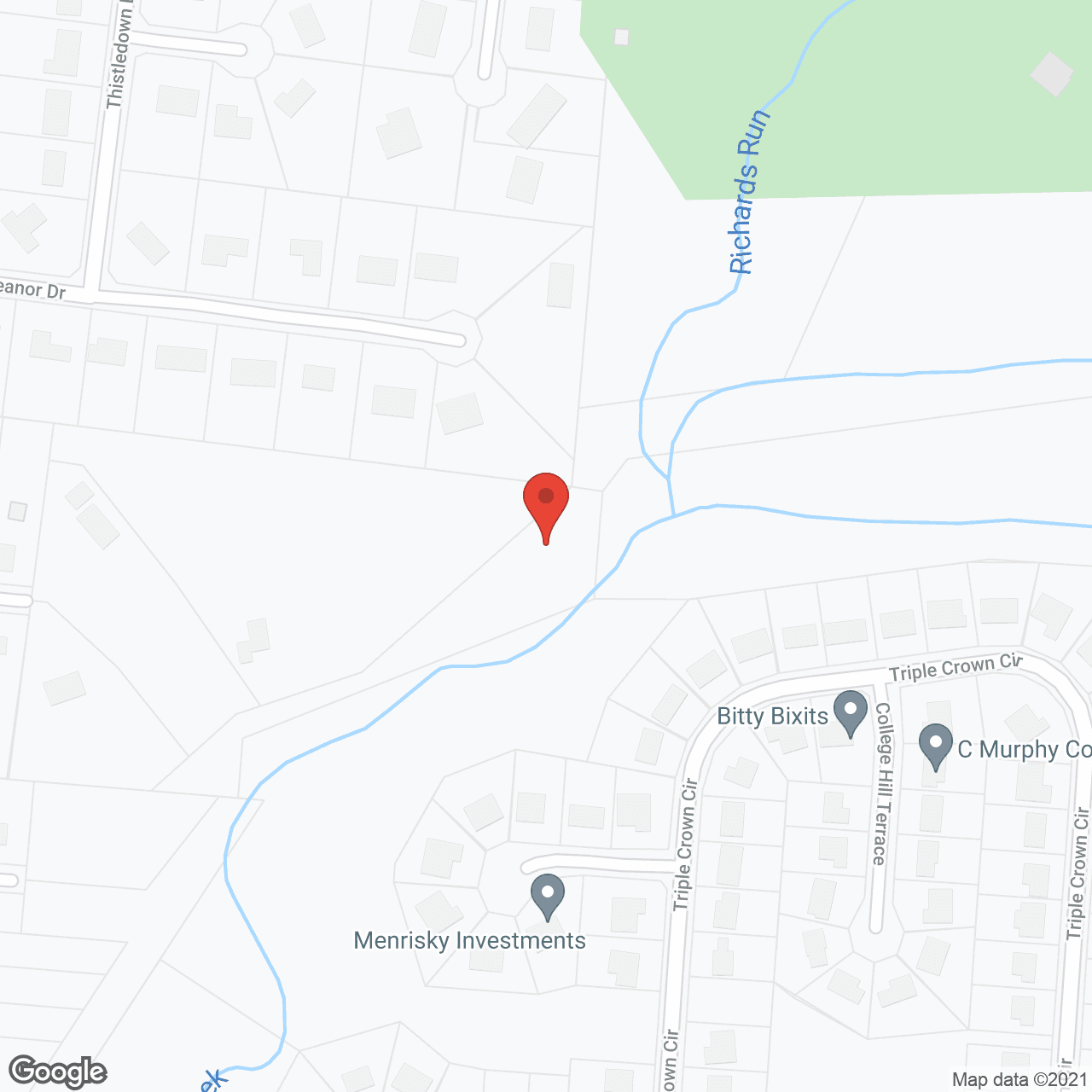 Map of the neighborhood around BeeHive Homes of Springboro