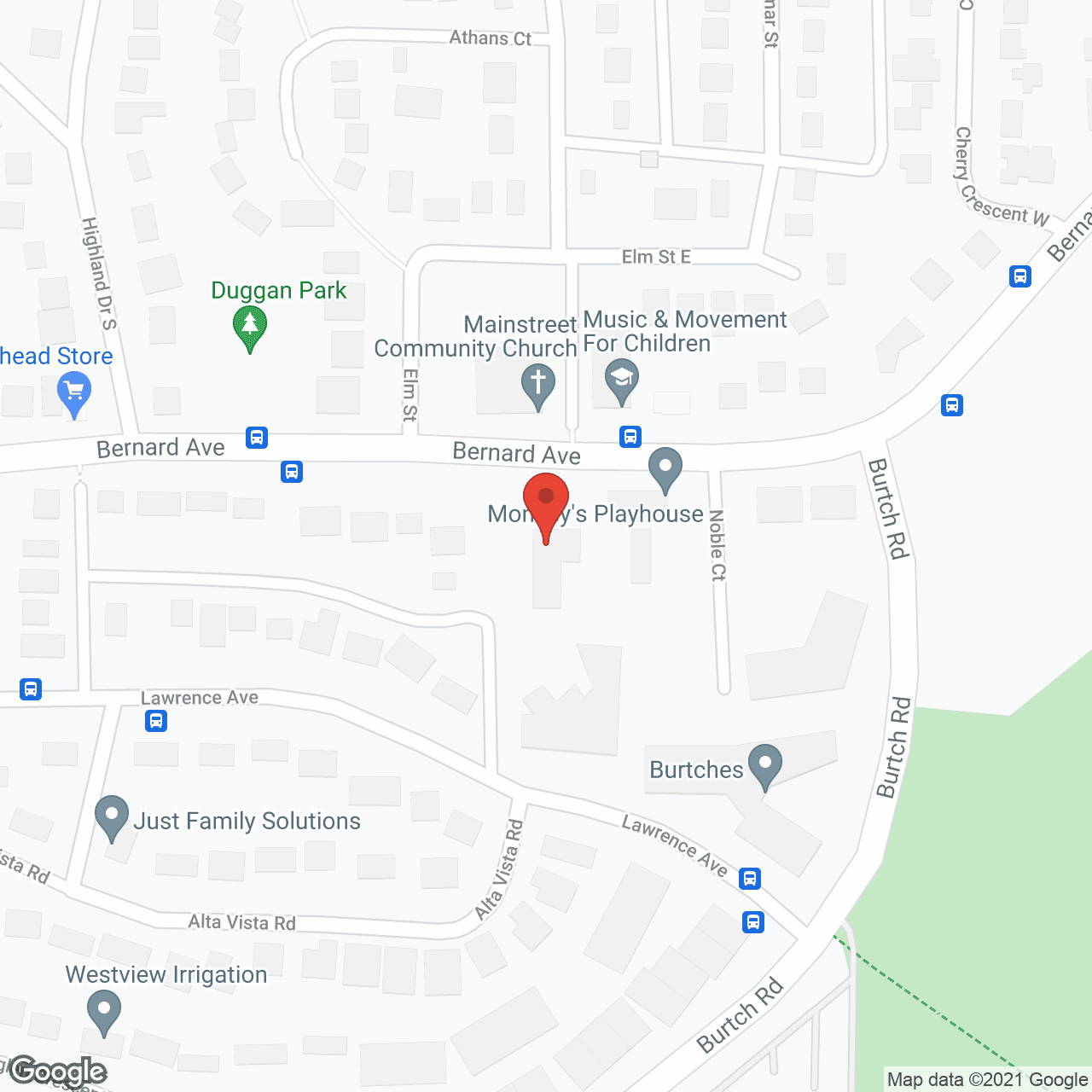 Map of the neighborhood around Abbeyfield Orchard City Society