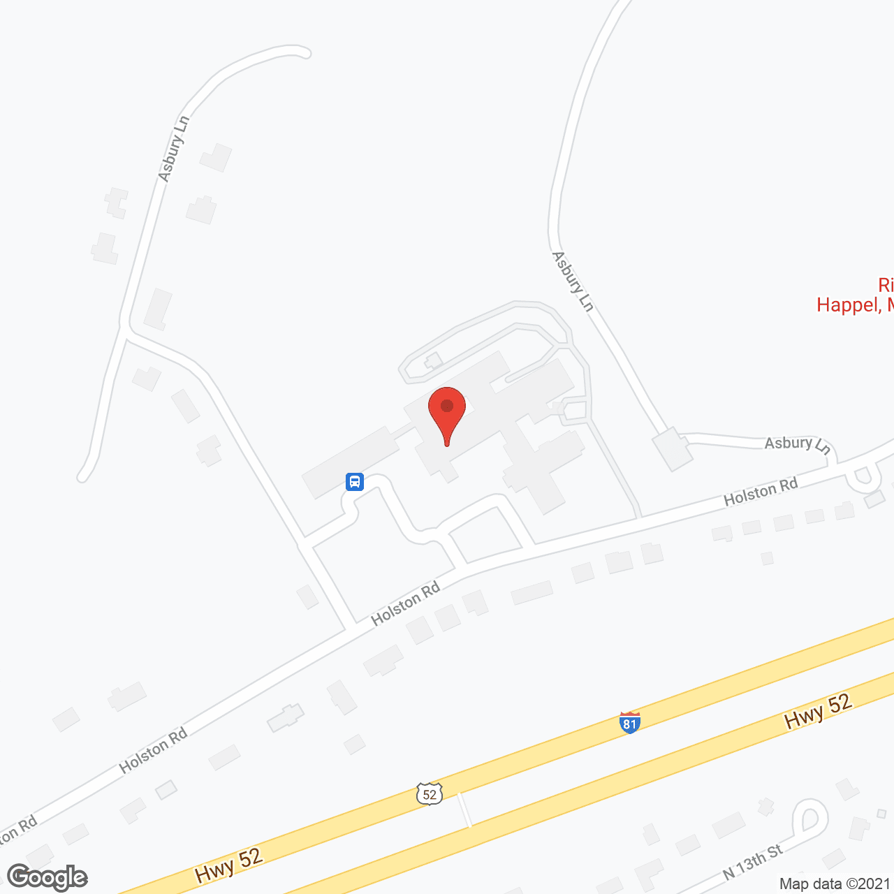 Map of the neighborhood around Carrington Place at Wytheville