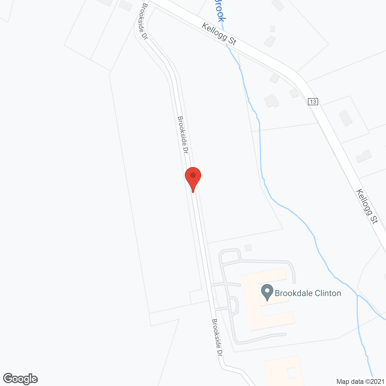 Map of the neighborhood around Brookdale Clinton