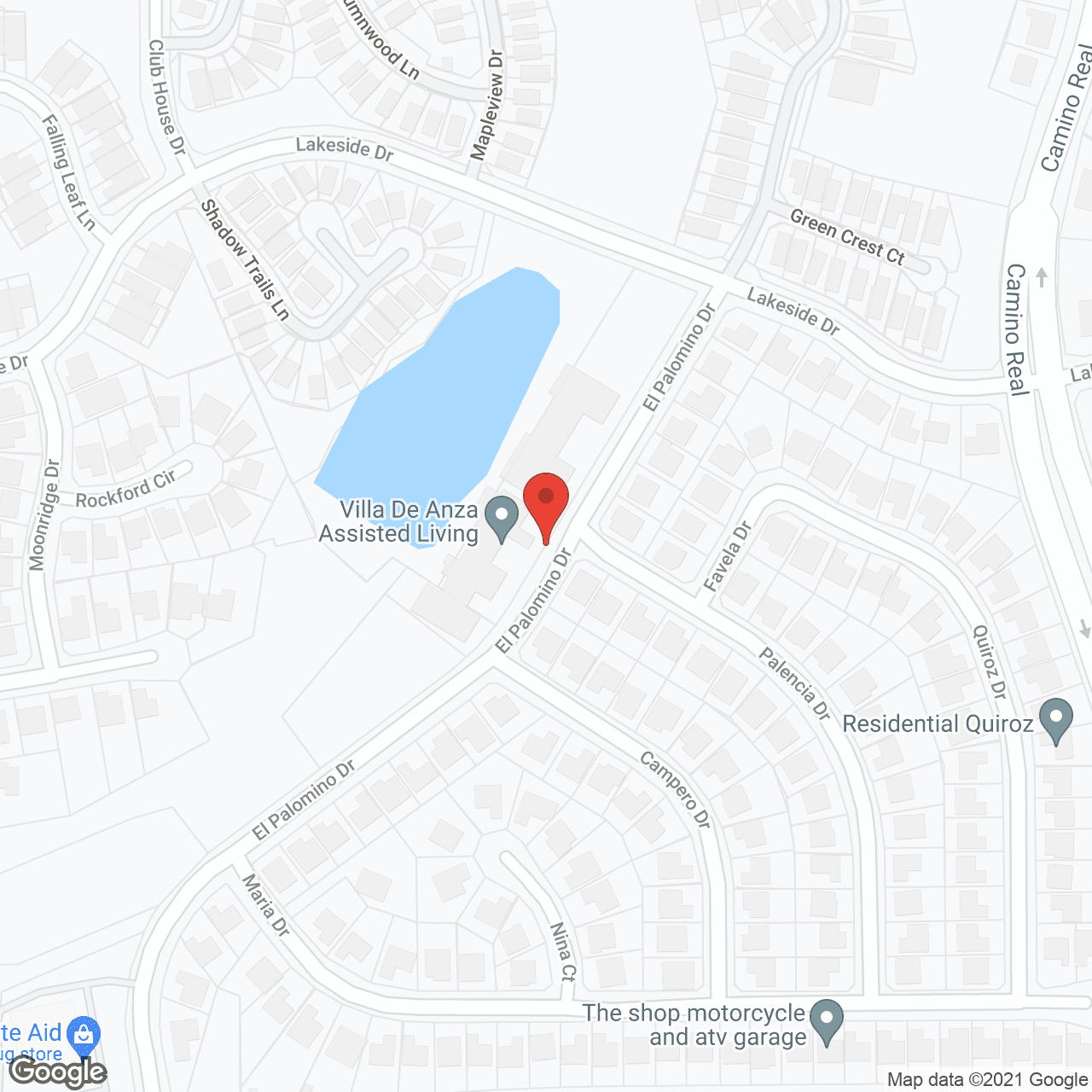 Map of the neighborhood around Savant of Jurupa Valley