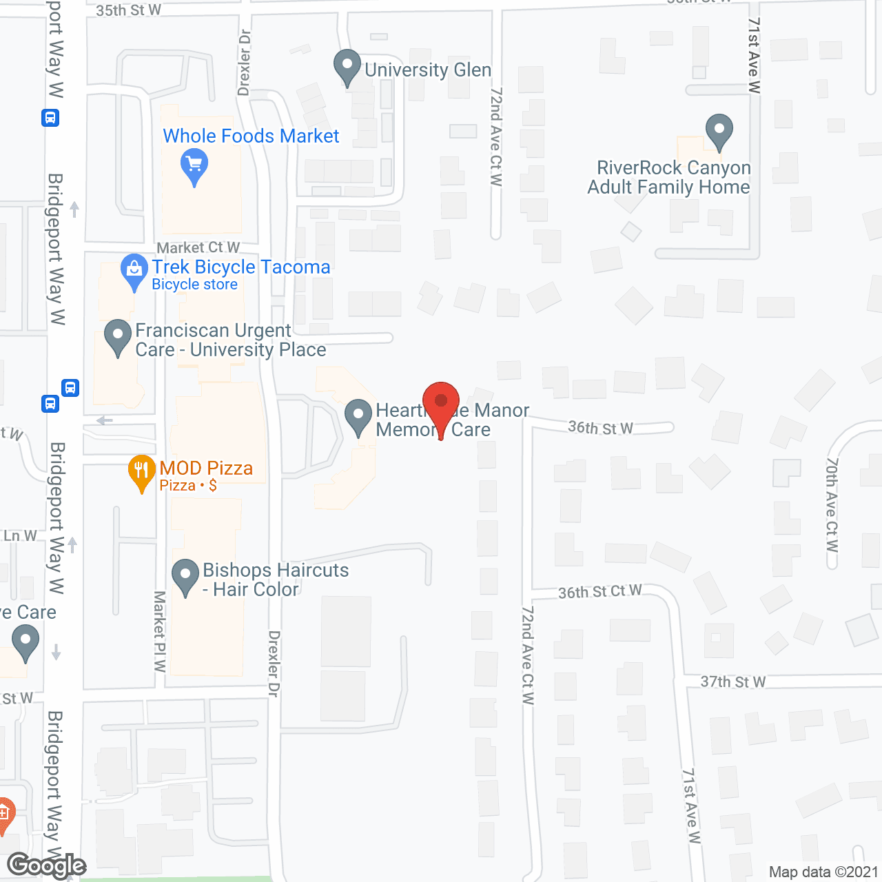 Map of the neighborhood around 1st Legacy Senior Care Home LLC