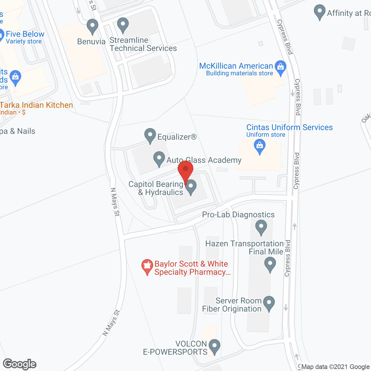 Map of the neighborhood around The Enclave at Round Rock Senior Living