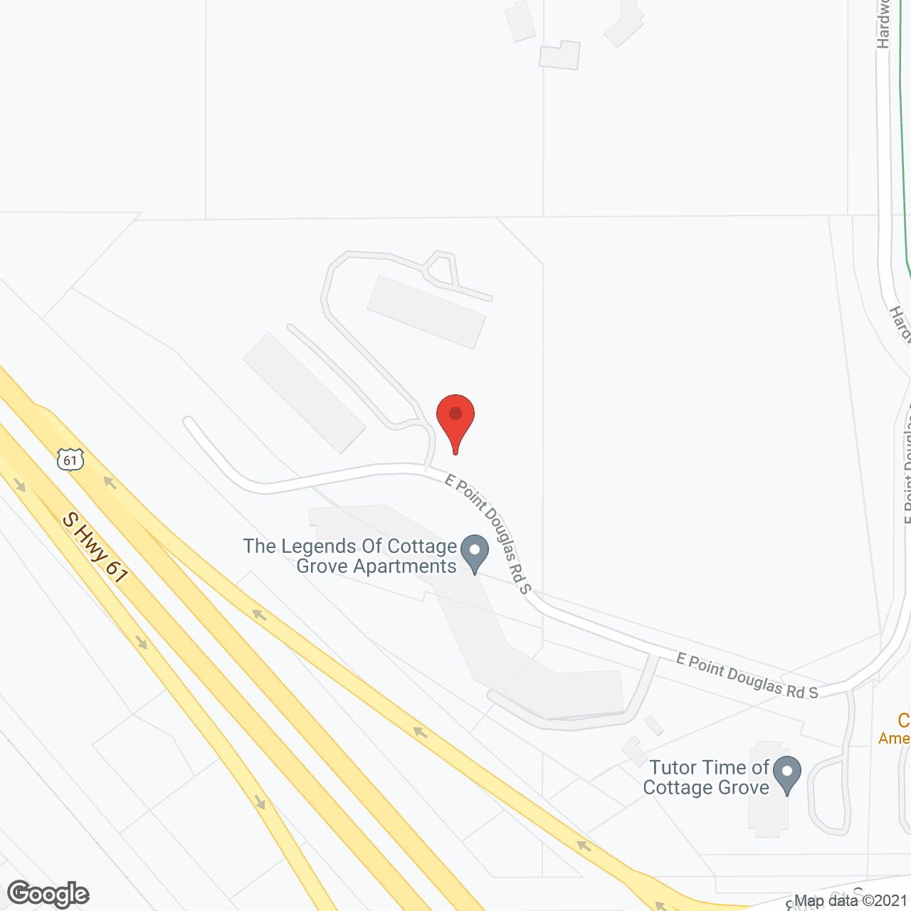 Map of the neighborhood around Legends of Cottage Grove