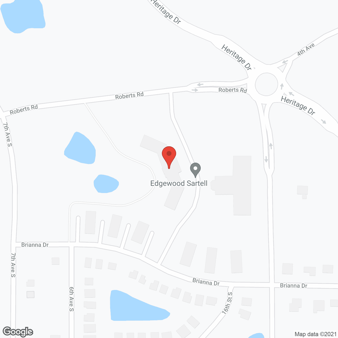 Map of the neighborhood around Edgewood Senior Living Sartell