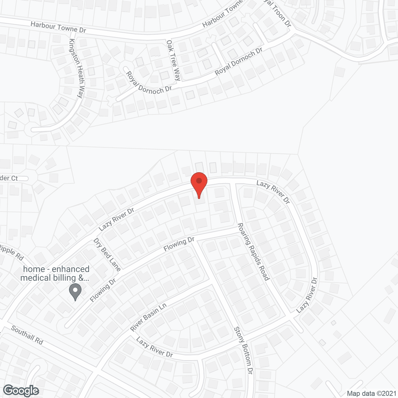 Map of the neighborhood around Avendelle at Lazy River Assisted Living