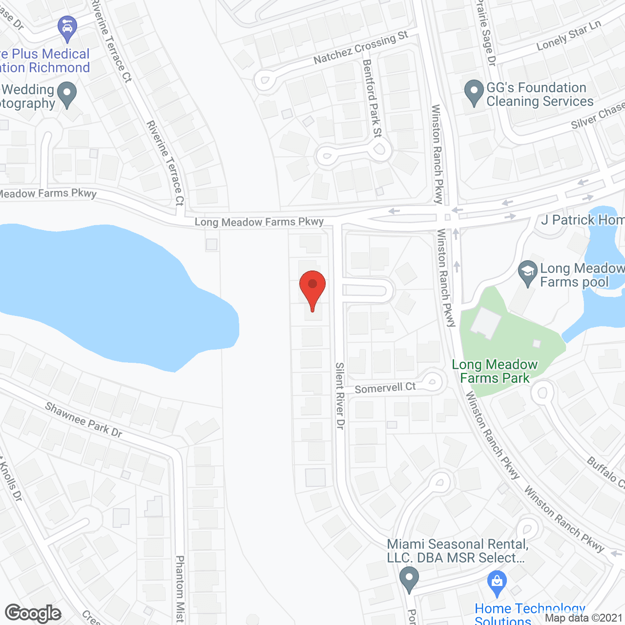 Map of the neighborhood around San Antonio - A-Z Senior Care 2