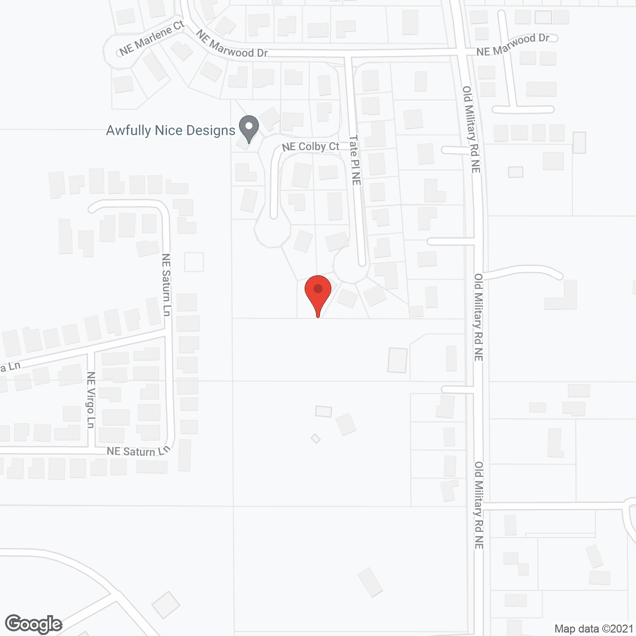 Map of the neighborhood around Rocar Human Services