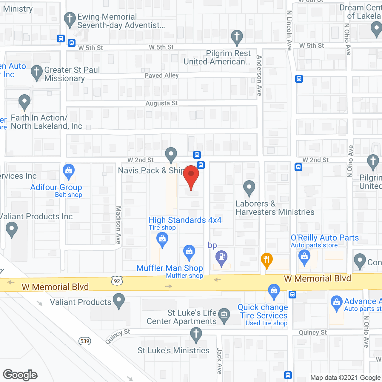 Map of the neighborhood around McGordons Health and Wellness