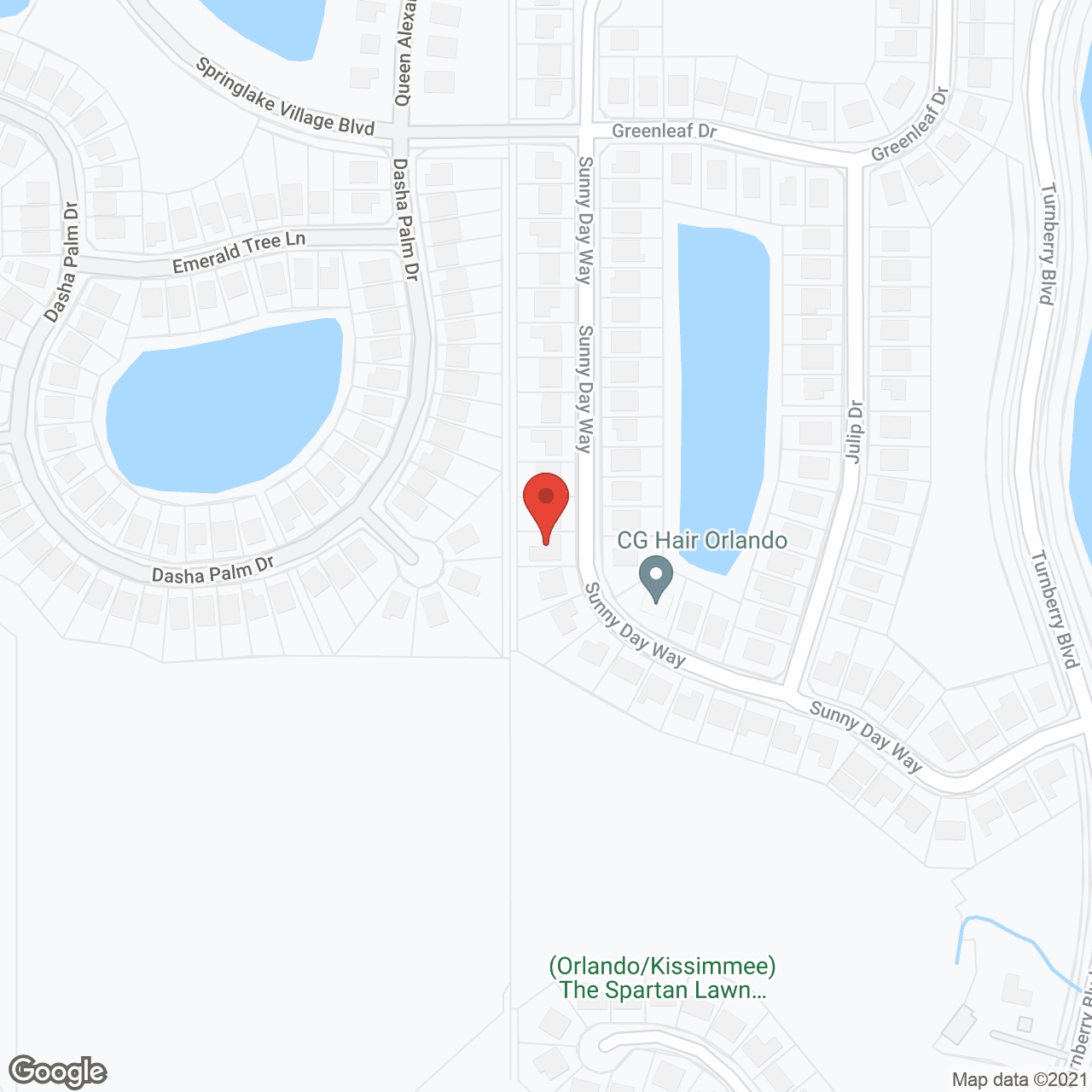 Map of the neighborhood around Elite Manor