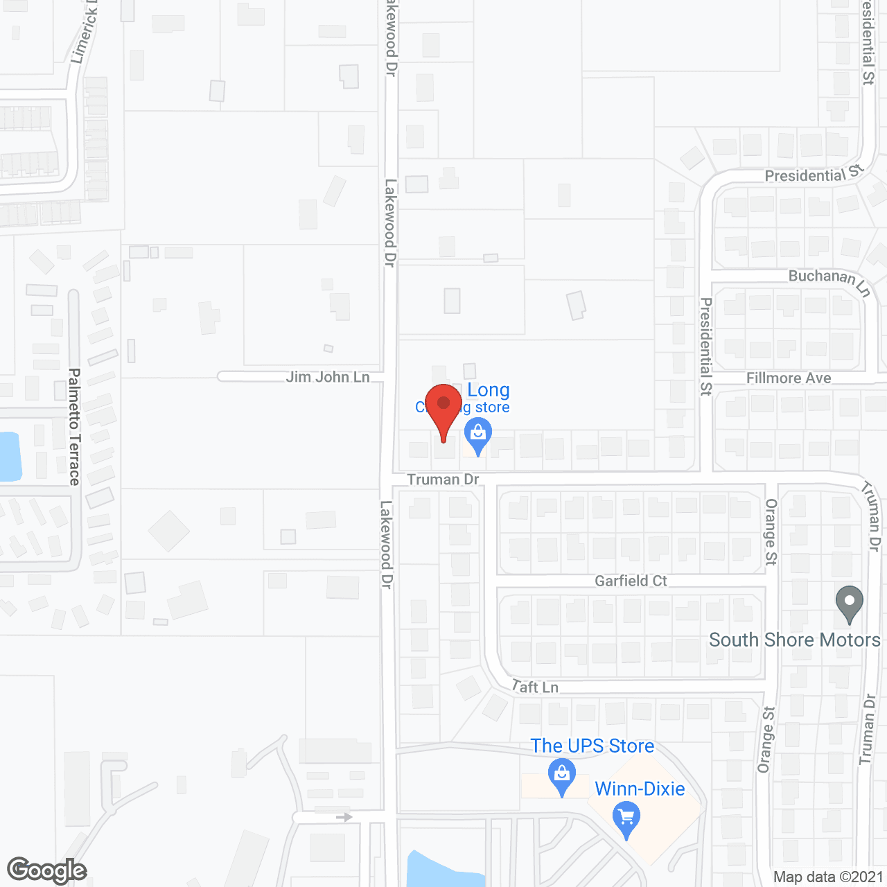 Map of the neighborhood around The Jinnah Life Care Community