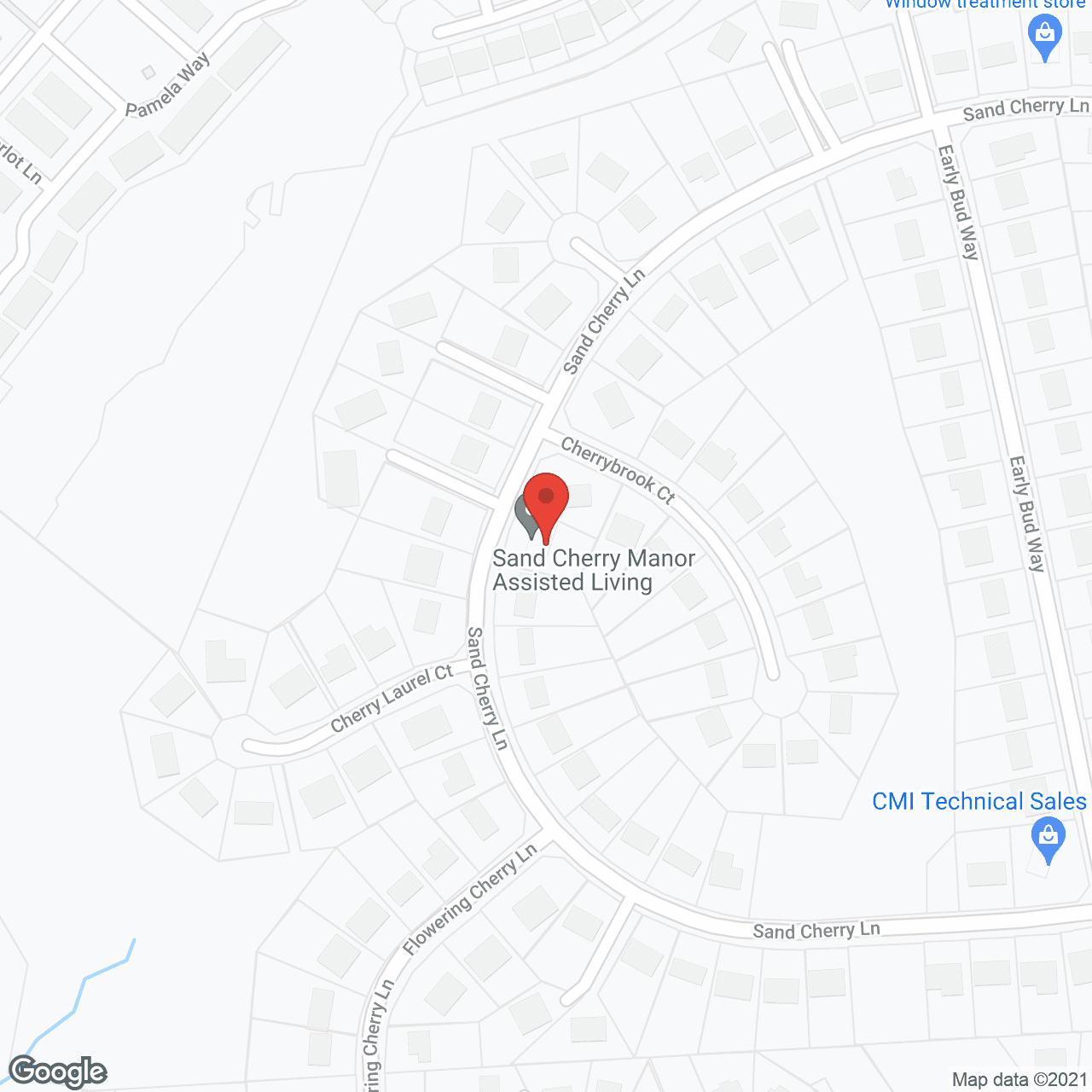 Map of the neighborhood around Sand Cherry Manor