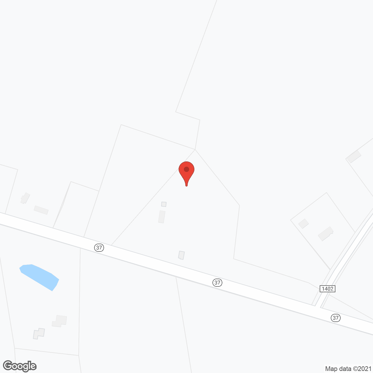 Map of the neighborhood around Gates House