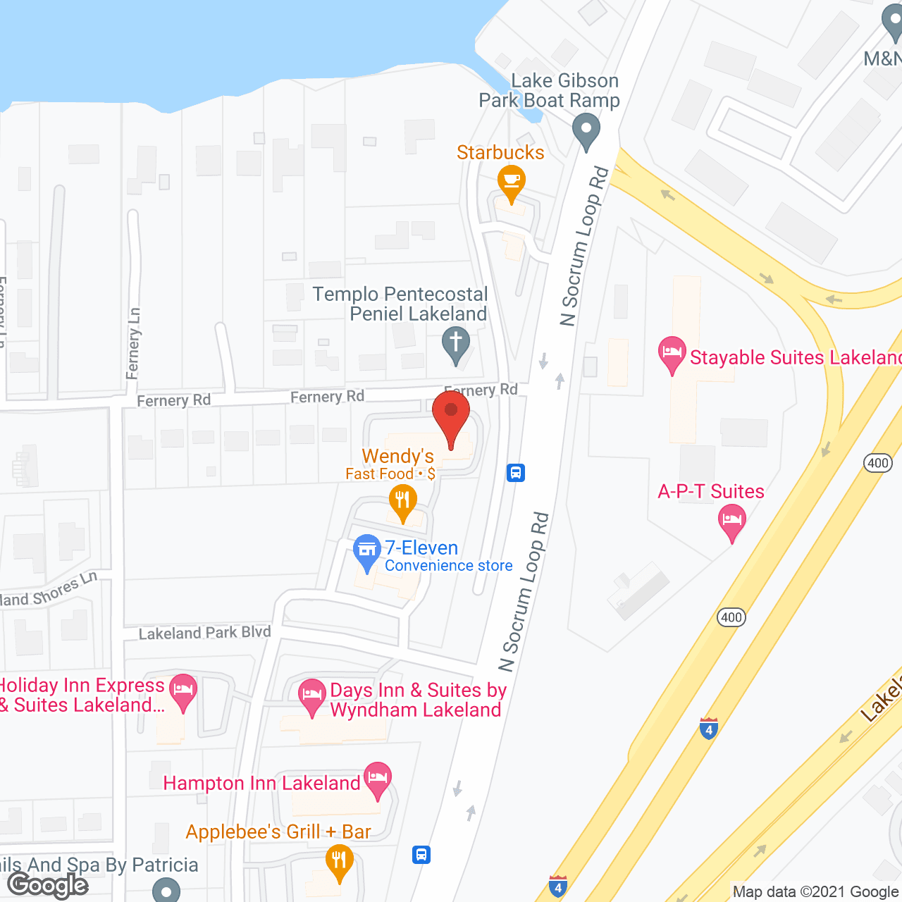 Map of the neighborhood around Grace Manor Suites