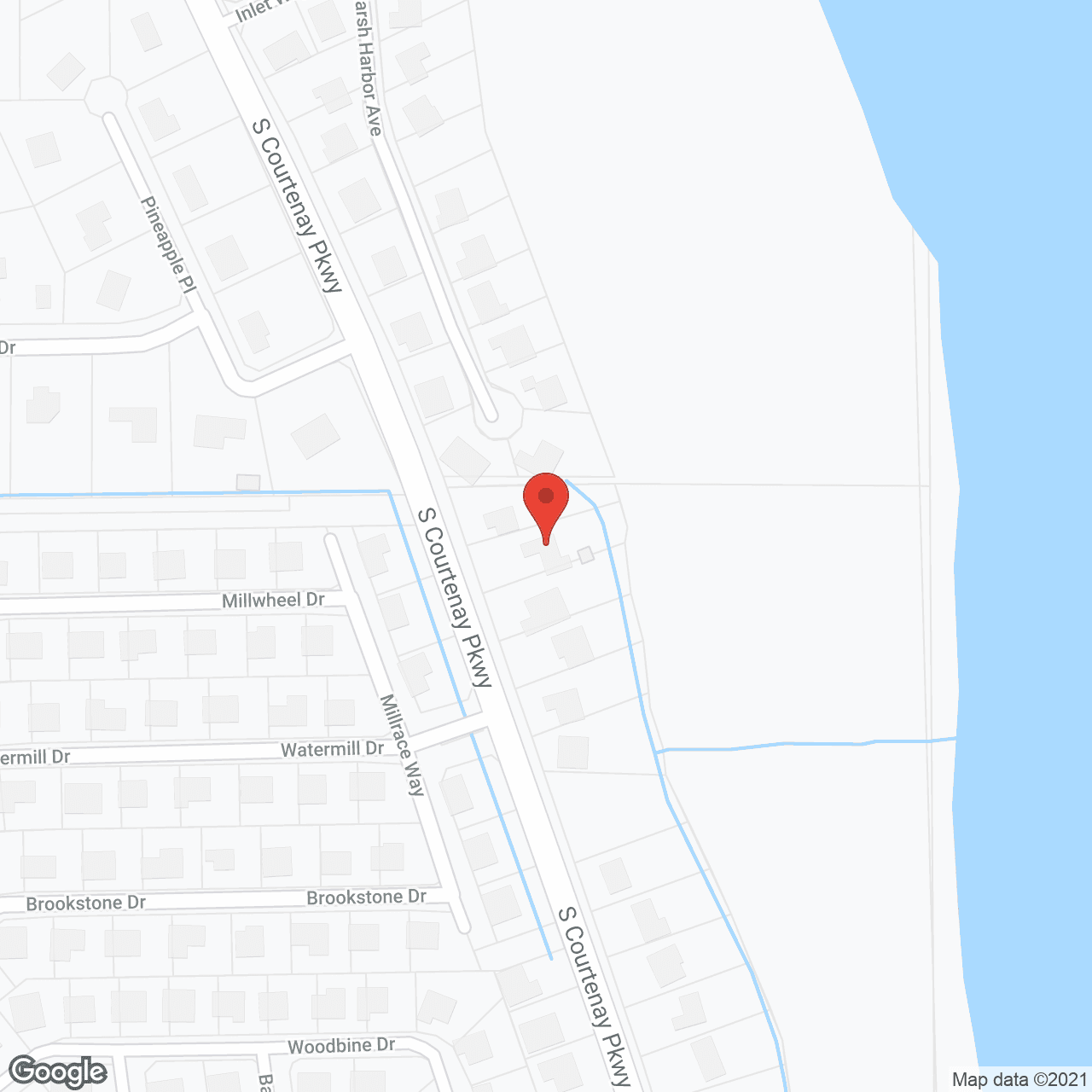 Map of the neighborhood around The Palms of Florida AFCH