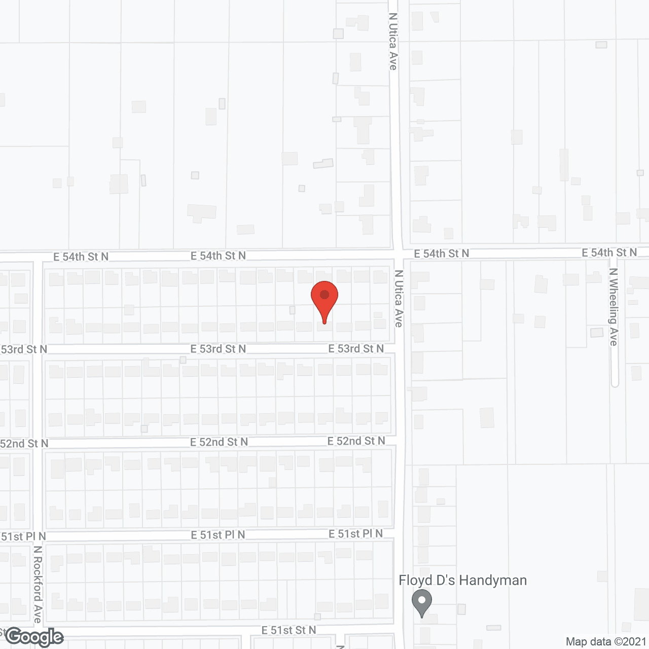 Map of the neighborhood around Sarahs Residential Living Home